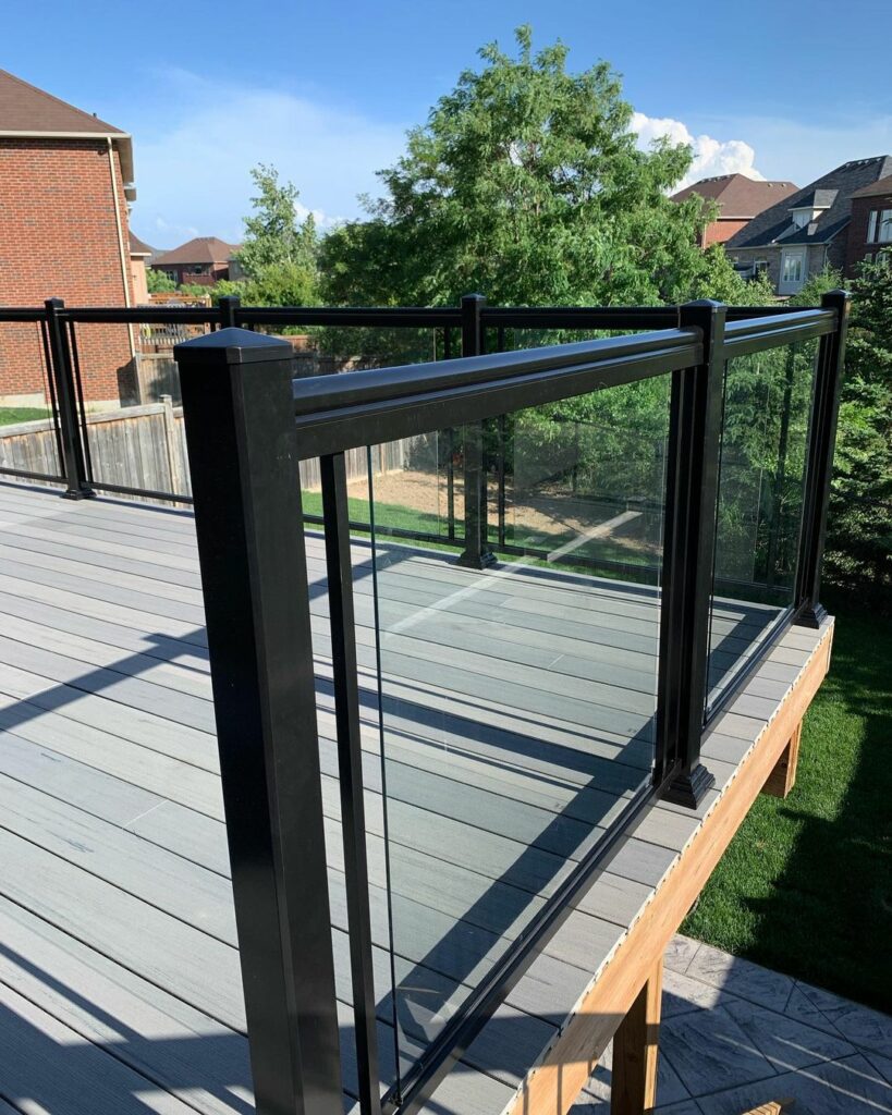 Framed Glass Railings