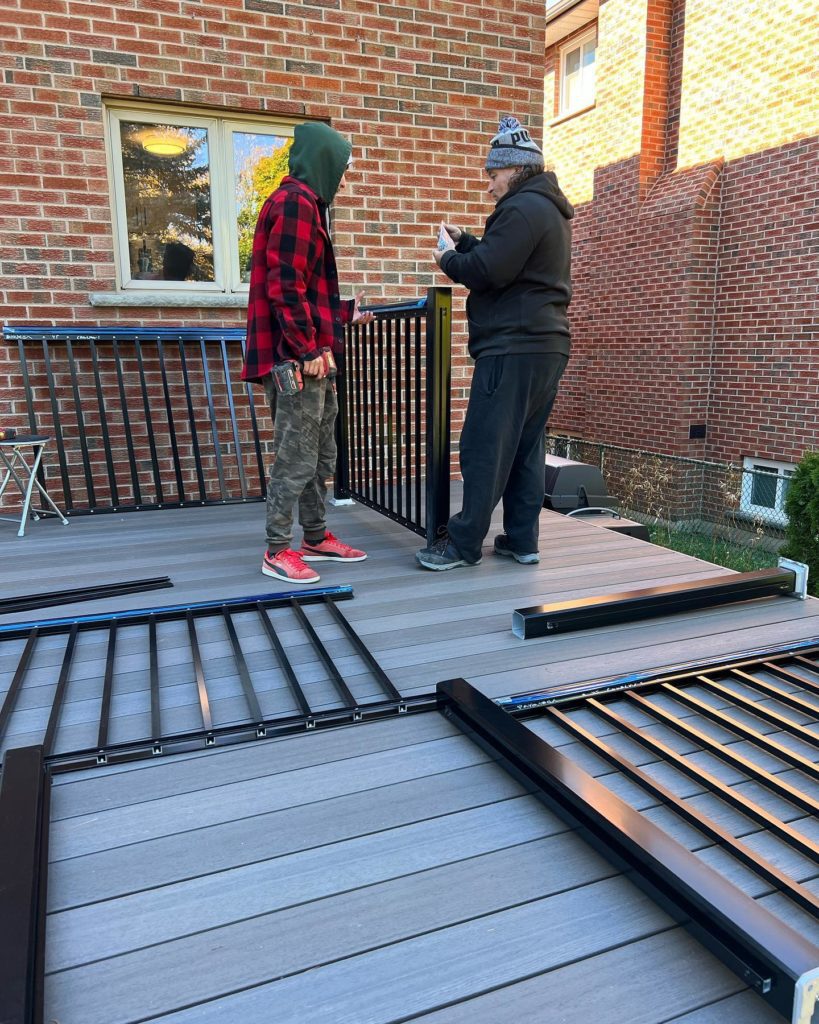 DIY vs. professional railing installation