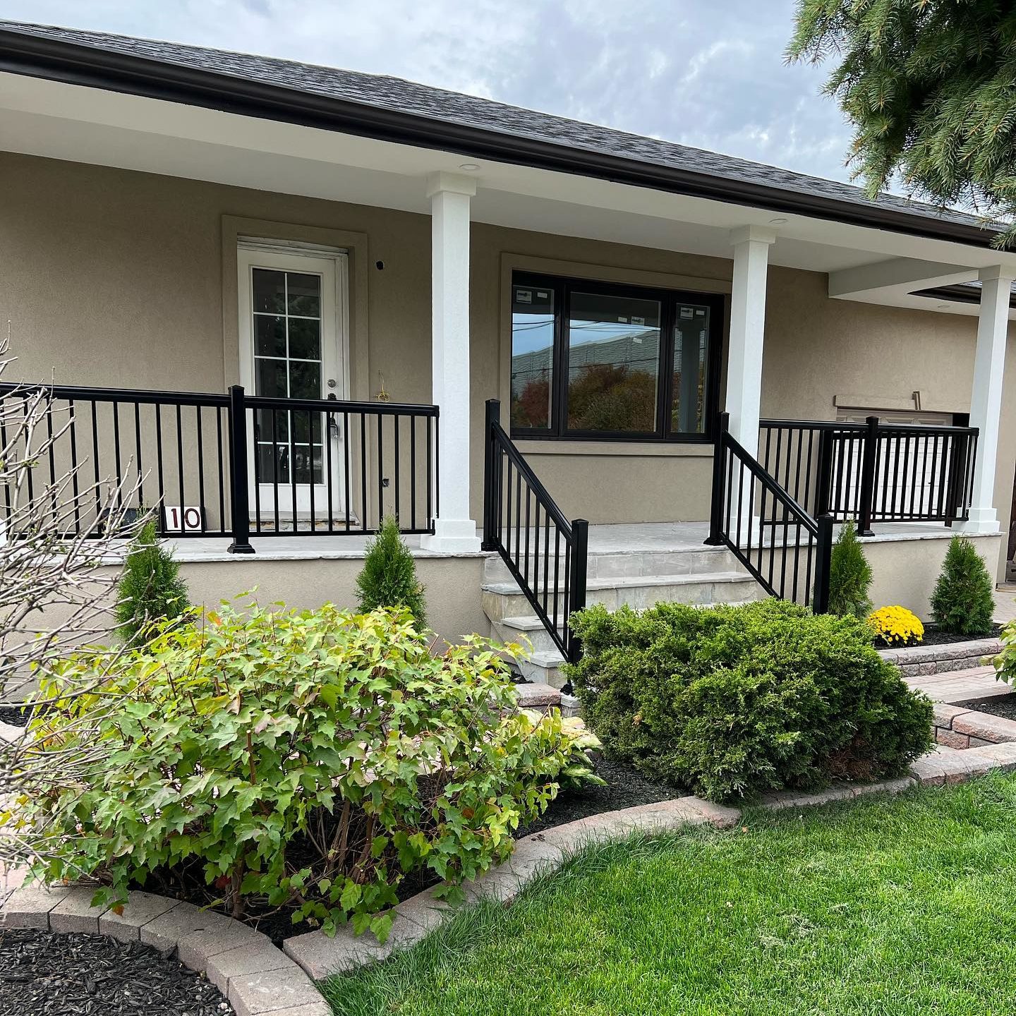 beautiful porch railings
